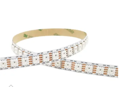 Golau Llain LED llachar 5050 RGB 12V 96LEDs / M Erlid / Effeithiau Rasio