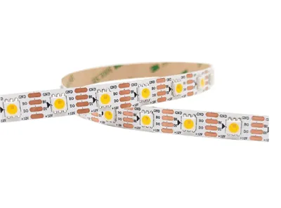 Effeithiau Cyfeiriadol Llain LED Gwyn 5050 Wedi'i Adeiladu yn WS2815 IC