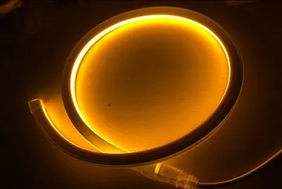 Stribed neon melyn pvc dc24v